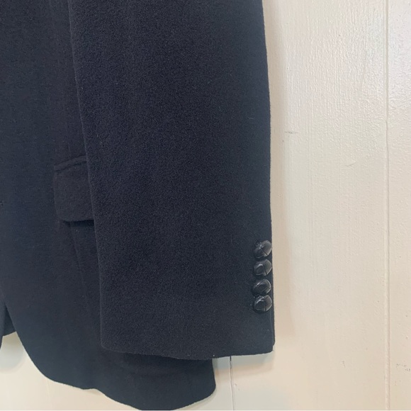 Stafford Formal Suit Blazer Black Camel Hair Wool Sport Coat Blazer Size 42L. - Picture 6 of 13